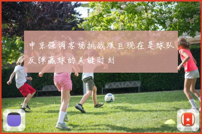 申京强调客场挑战艰巨现在是球队反弹赢球的关键时刻
